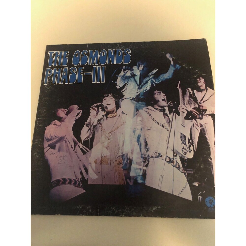 The Osmonds Phase-III‎ Vinyl LP Record Album From 1971 With Donny Osmond